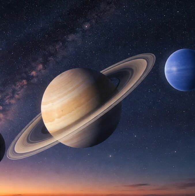 ¿Cuándo ocurrirá el primer desfile planetario del 2026? | Foto: IA