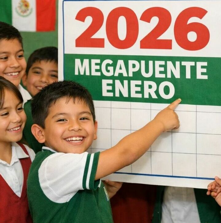 Así será el megapuente de enero 2026 para alumnos de nivel básico. Foto: Mediotiempo IA.