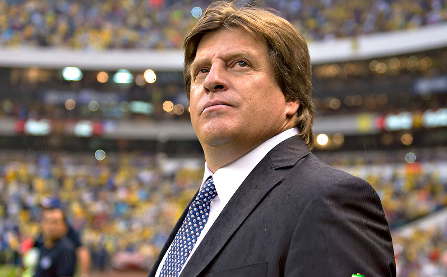 Miguel Herrera, campeón con América en 2013 ante Cruz Azul. (Foto: Mexsport)