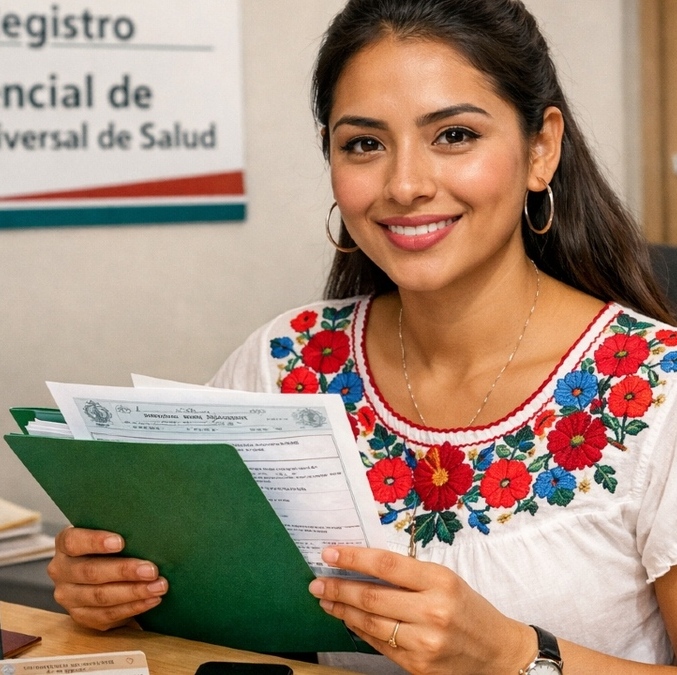 Consulta la lista de documentos que necesitarás para tramitar tu Credencial Universal de Salud 2026. Foto: Sora IA