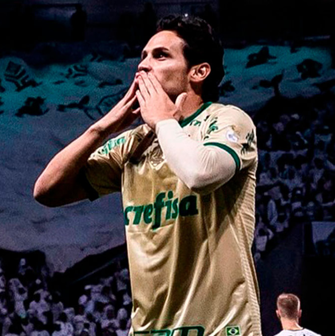 Veiga, ídolo de la afición del Palmeiras. (Foto: Instagram @raphaelveigaa)