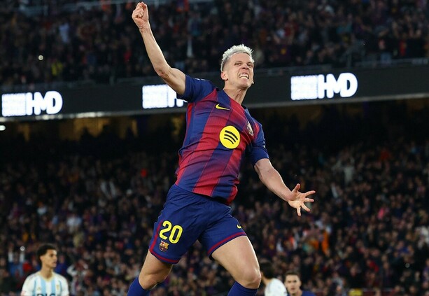 Dani Olmo marcó ante el Real Oviedo (Reuters)