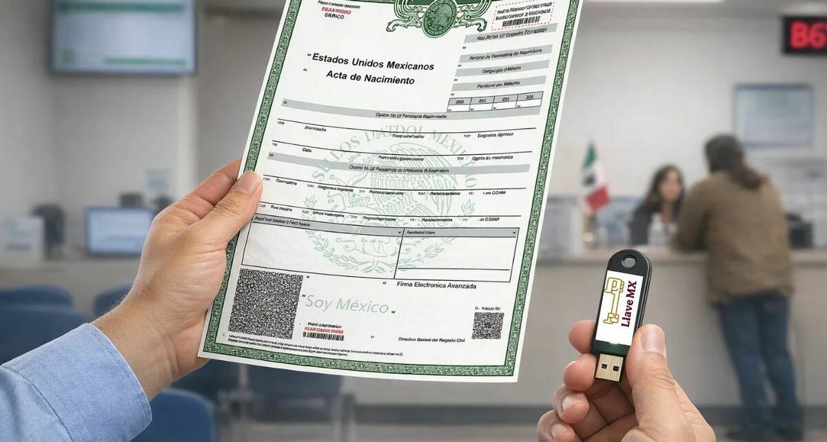 Acta de nacimiento 2026: La Llave MX será requisito obligatorio y estos son los precios | Foto: IA