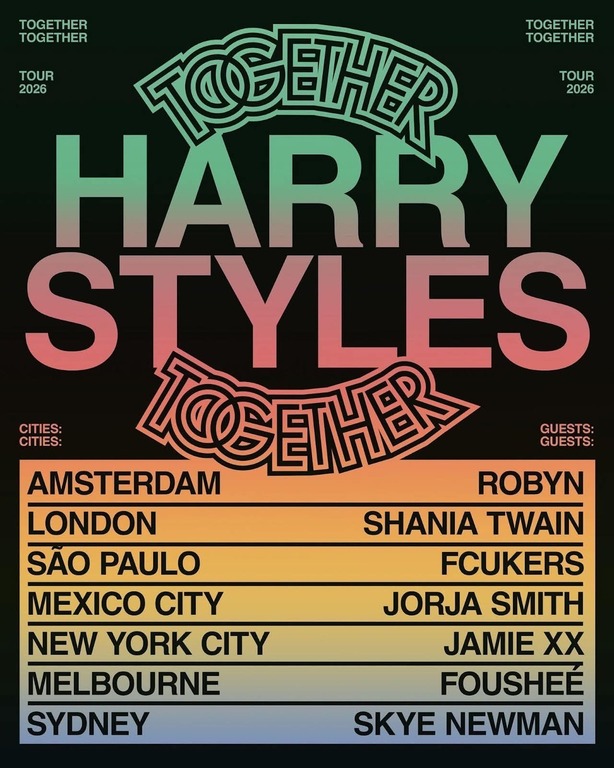 Harry Styles gira mundial