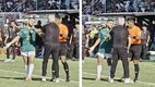 Javier Aguirre le dio un golpe al jugador boliviano. (Foto: captura de pantalla)