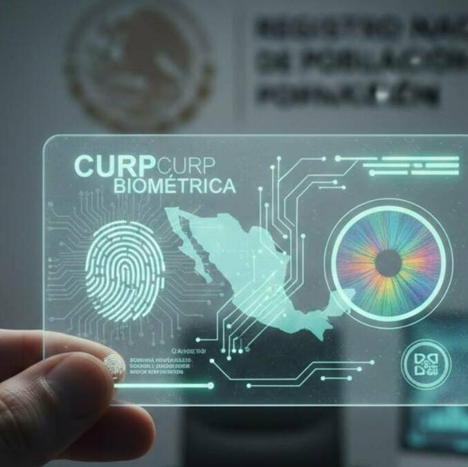 El nuevo formato de la CURP integra datos biométricos como el escaneo de iris y huellas dactilares para blindar la identidad de los ciudadanos (mediot