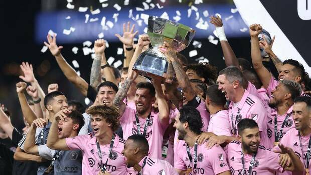 Messi ganó la Leagues Cup en su primer año en el Inter Miami (@LeaguesCup)