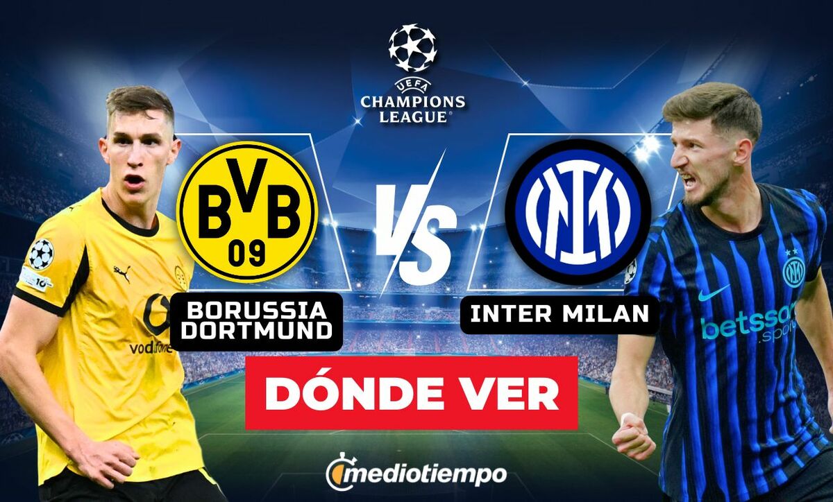 Borussia Dortmund vs Inter Milan: Horario y CANAL Champions 2026