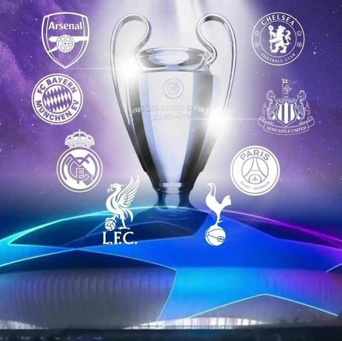 Tabla de la Champions League AL MOMENTO