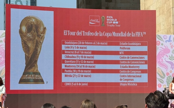 El trofeo de la Copa del Mundo estará en varias ciudades de México (Jorge Flores)