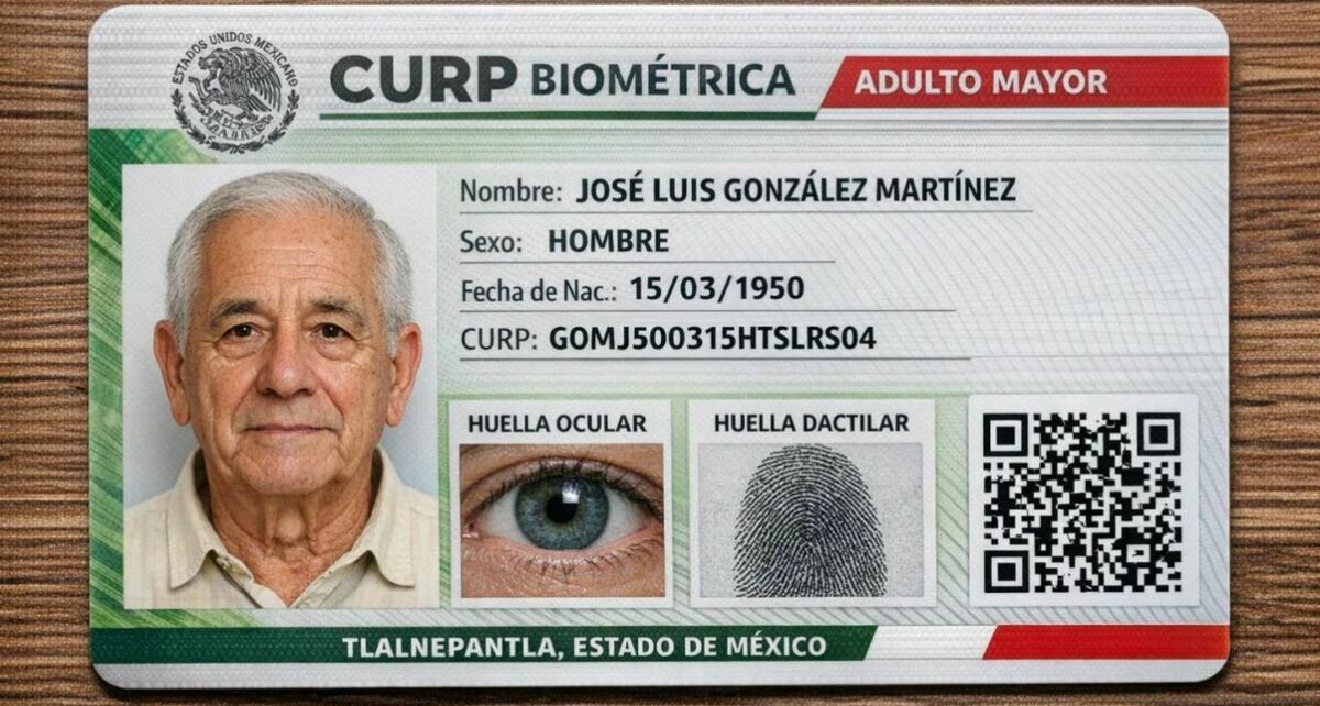 ¿La CURP Biométrica obligatoria para los adultos mayores en 2026? Foto: Sora IA