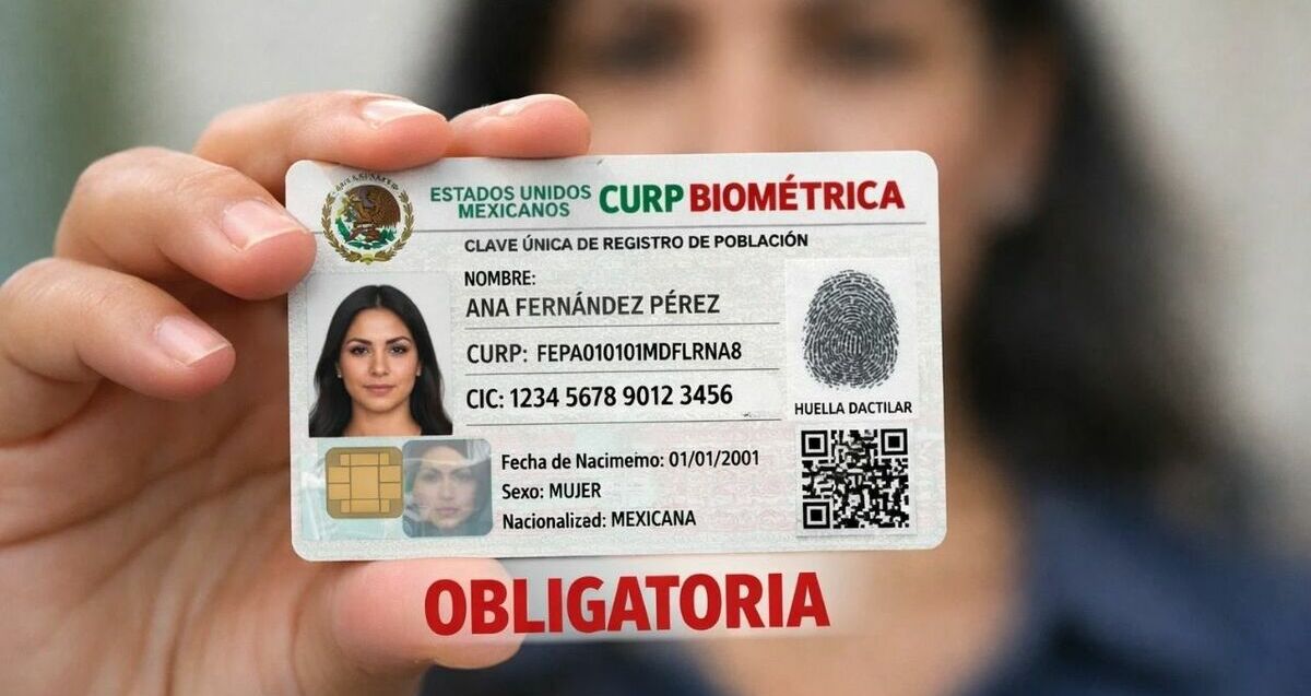 ¿Cuál es la fecha exacta a partir de la cual será obligatoria la CURP biométrica en México? (Sora IA).