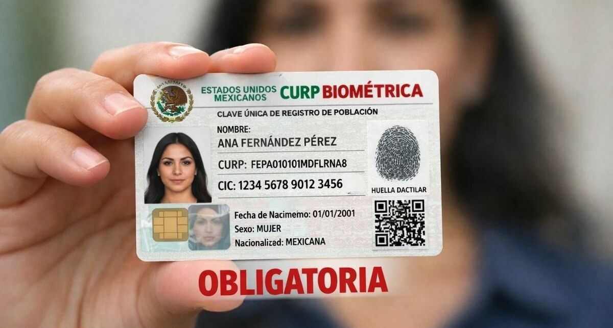 ¿Cuál es la fecha exacta a partir de la cual será obligatoria la CURP biométrica en México? (Sora IA).
