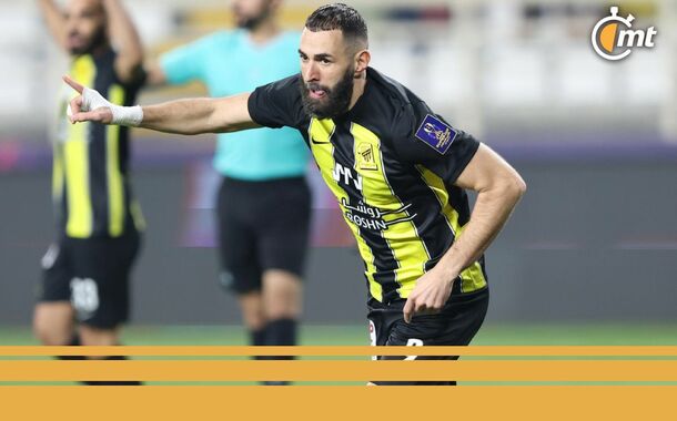 Karim Benzema festeja su gol (EFE)