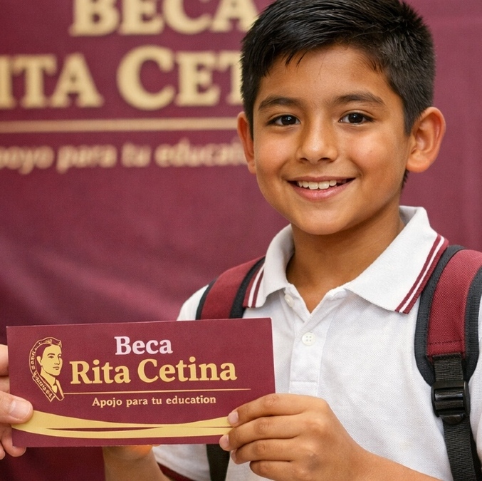 El primero pago de la Beca Rita Cetina caerá en febrero de este 2026; conoe la fecha exacta. Foto: Sora IA
