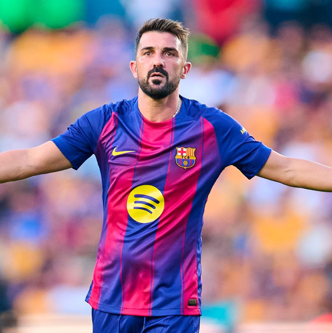 David Villa jugará con las leyendas del Barcelona en el Akron. (Foto: Mexsport)