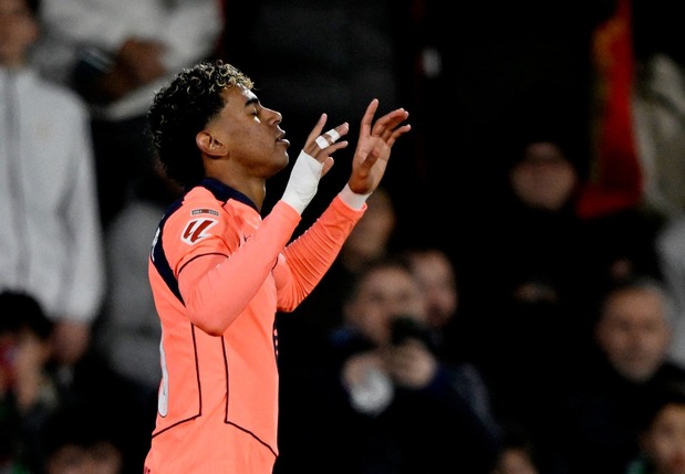 Lamine Yamal anotó ante el Elche (Reuters)