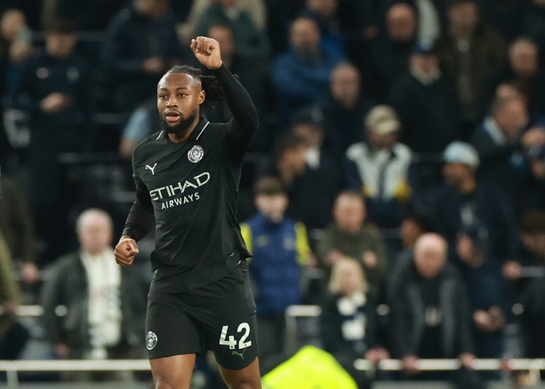 Antoine Semenyo festeja su anotación ante el Tottenham (Fotografía: EFE)