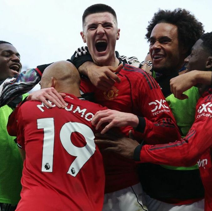 Benjamin Sesko marcó el gol de la victoria (Reuters)