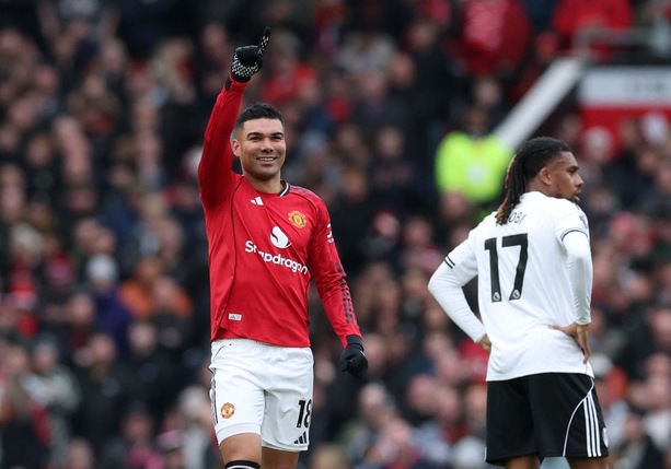 Carlos Casemiro le anotó al Fulham (Reuters)