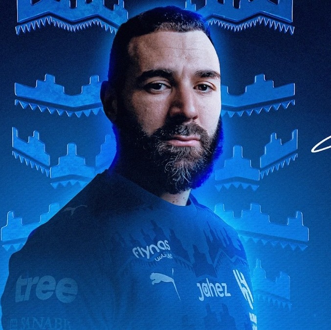 Benzema ahora es jugador del Al-Hilal (X @Alhilal_EN)