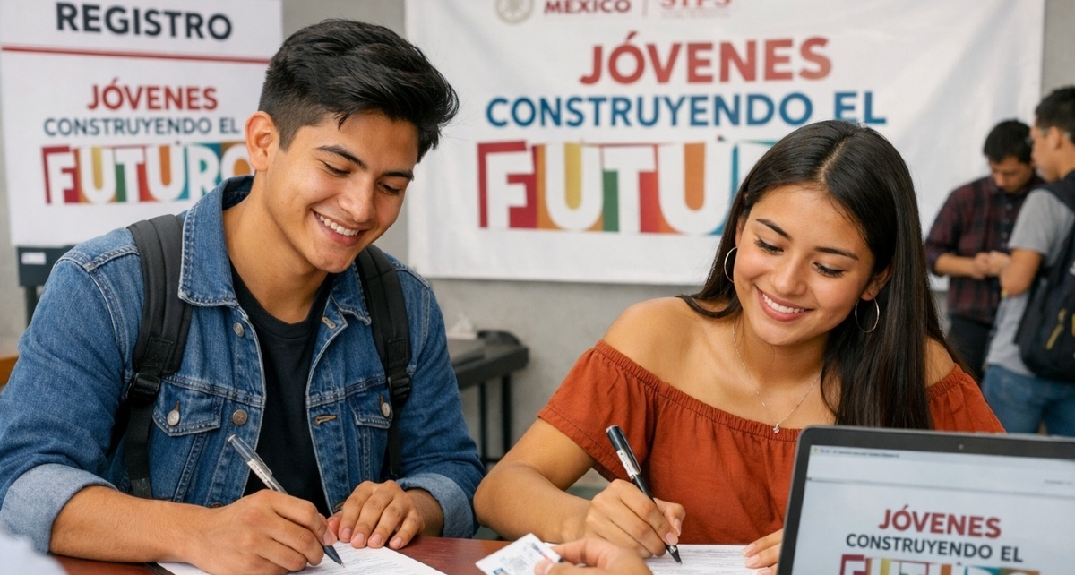 Conoce los requisitos para registrarte a Jóvenes Construyendo el Futuro 2026. Foto: Sora IA