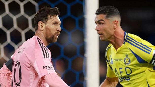 Lionel Messi y Cristiano Ronaldo compitieron por más de 10 años (AFP) (@AlNassrFC_EN)