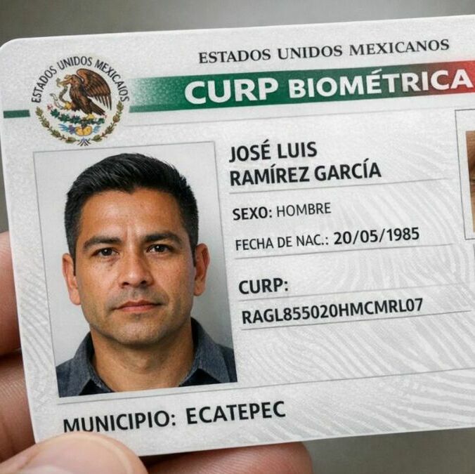 Ya puedes realizar el trámite para la CURP Biométrica en Ecatepec gratis. Foto: Sora IA