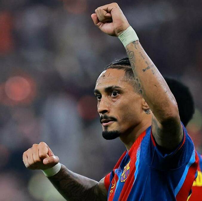 Raphinha es una de las grandes figuras del Barcelona (Reuters)