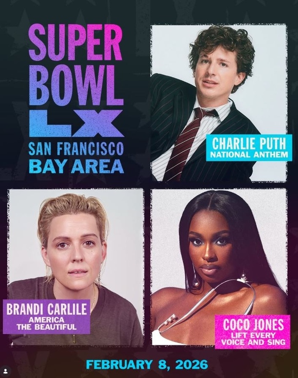 Artistas que también estarán en el Super Bowl LX (@NFL)