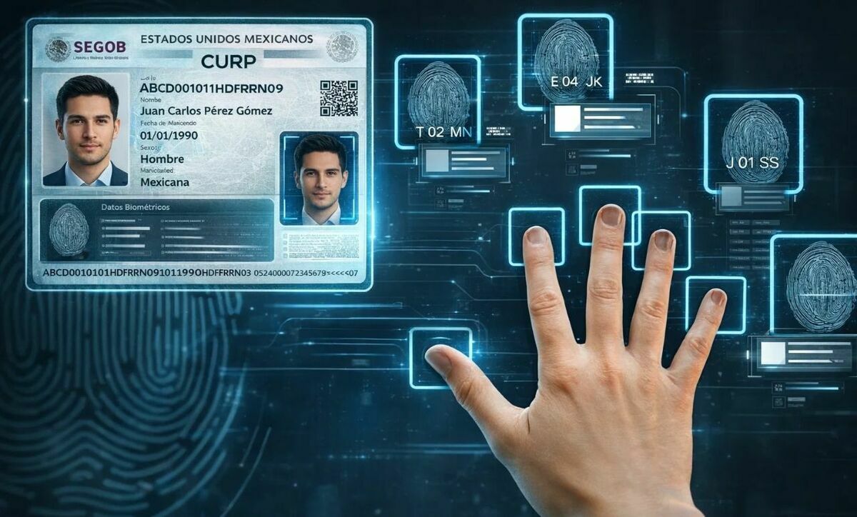 CURP biométrica 2026: estas son las partes del cuerpo que se escanean para el trámite. (Mediotiempo IA).