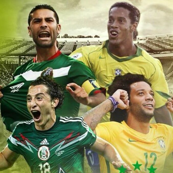Juego de Leyendas entre México y Brasil será el 19 de abril