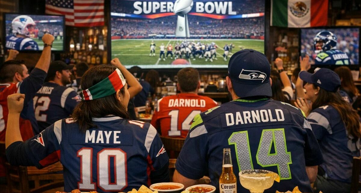 Los mejores lugares para ver el Super Bowl 2026 en Ciudad de México: ubicaciones y más. (FOTO): Sora IA.