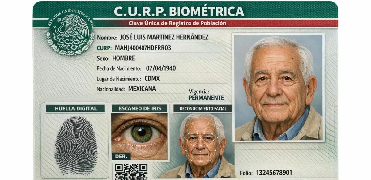 ¿Qué sucede si no tramitas la CURP biométrica de adultos mayores en 2026? (Sora IA).