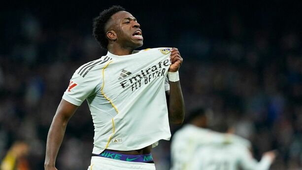 Vinícius anotó un golazo ante el Rayo Vallecano (Reuters)