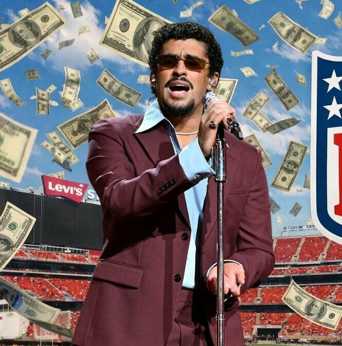¿Bad Bunny recibirá pago por presentarse en el Super Bowl LX? | Foto: Especial