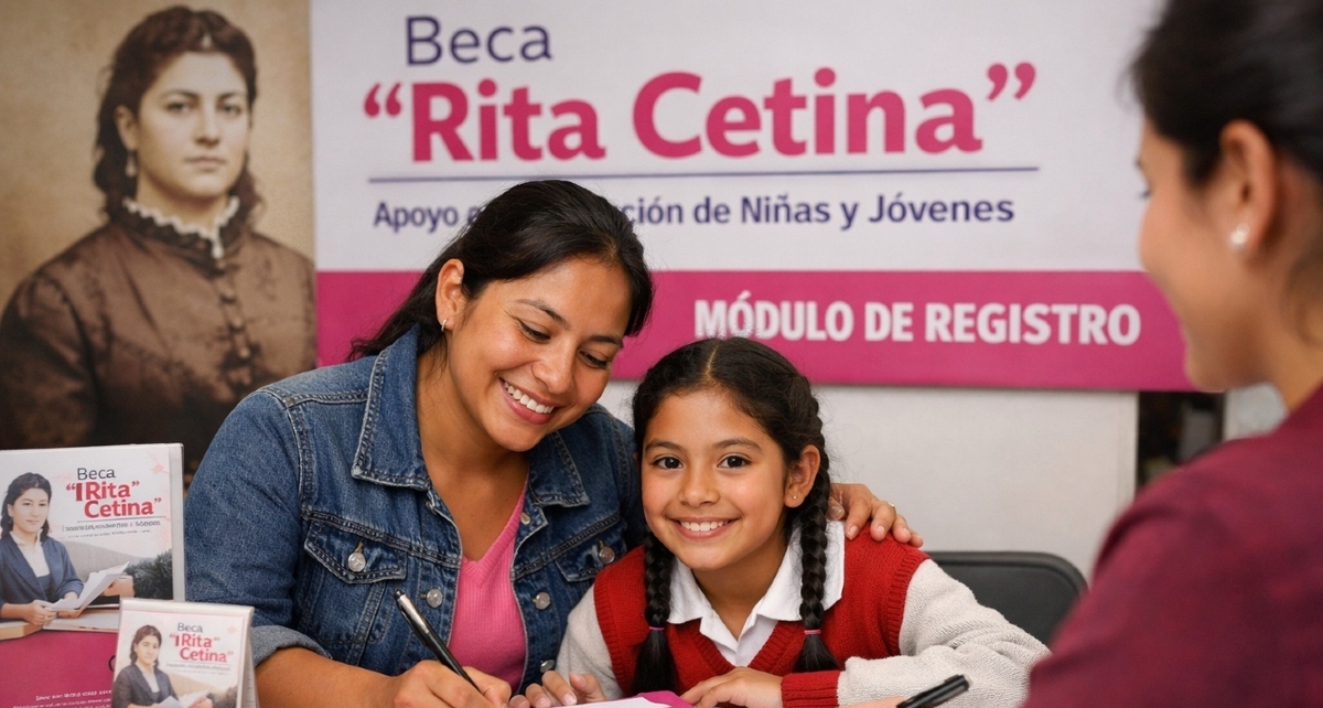 La Beca Rita Cetina abrirá registros en febrero del 2026, pero no podrás hacerlo sin este requisito. Foto: Sora IA