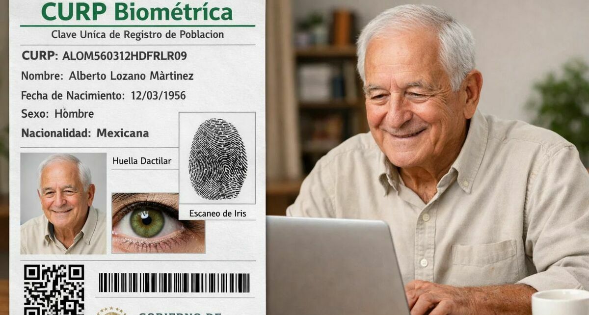 ¿CURP biométrica para adultos mayores puede tramitarse en línea? Te decimos. (FOTO): Sora IA.