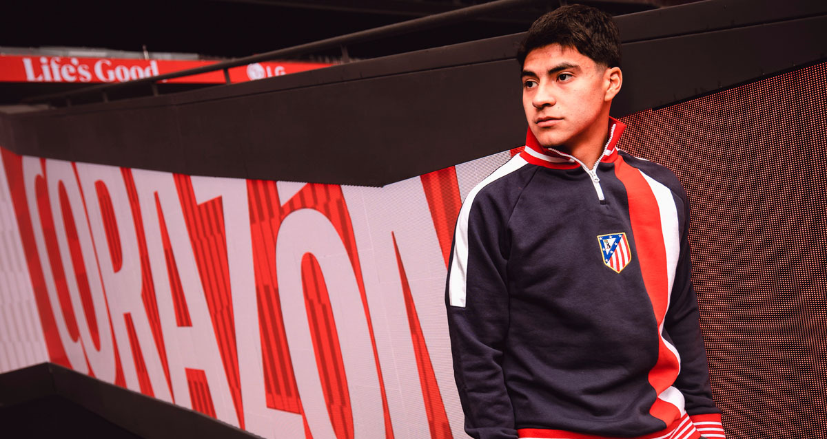 Obed Vargas fue presentado por el Atlético de Madrid. (Foto: @Atleti)