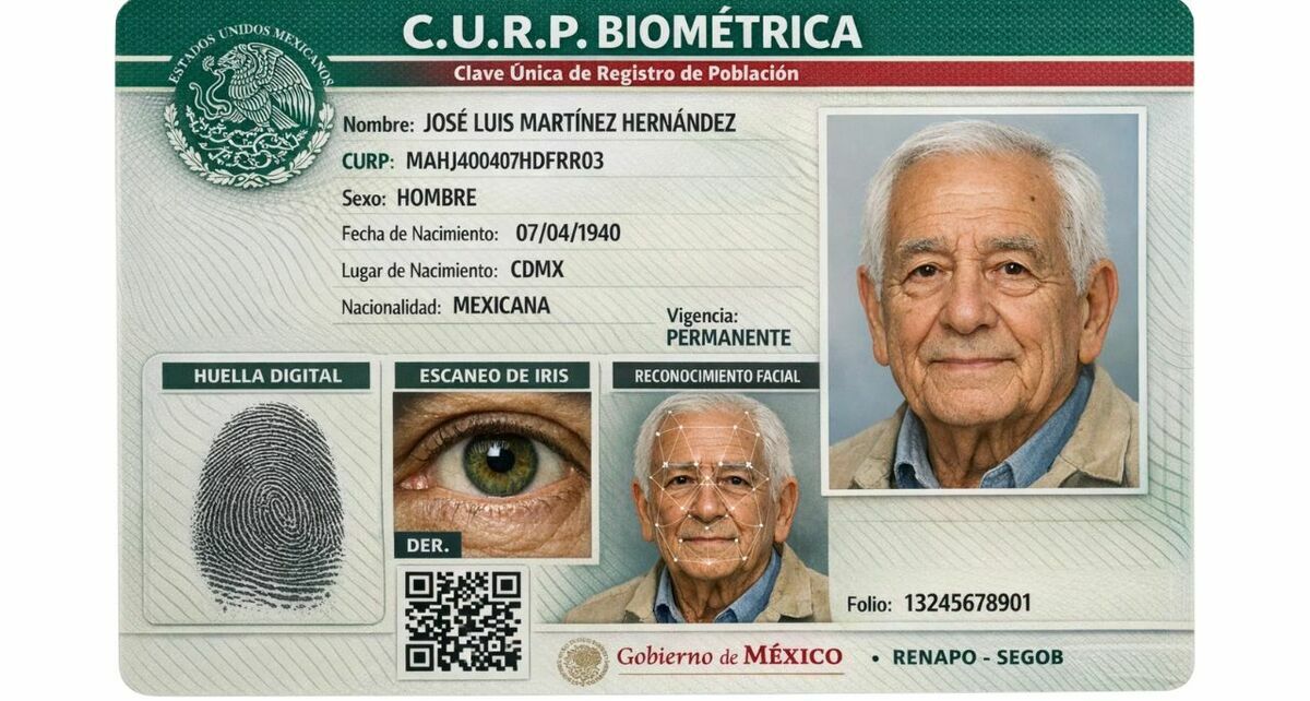 ¿Qué sucede si no tramitas la CURP biométrica de adultos mayores en 2026? (Sora IA).