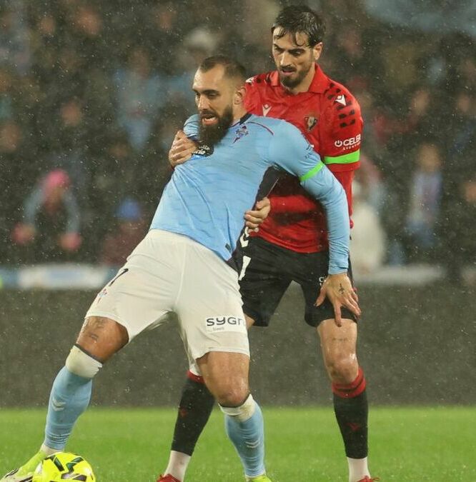 Celta de Vigo perdió ante el Osasuna (EFE)