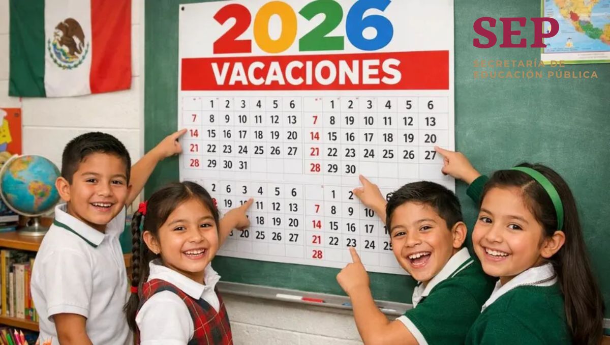 Alumnos tendrán 15 días de vacaciones en 2026: SEP revela fechas