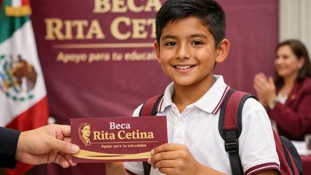 El primero pago de la Beca Rita Cetina caerá en febrero de este 2026; conoe la fecha exacta. Foto: Sora IA