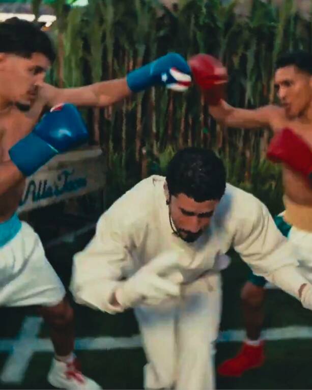 Xander Zayas y Emiliano Vargas estuvieron con Bad Bunny