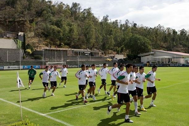 Entrenamiento de la Selección Mexicana