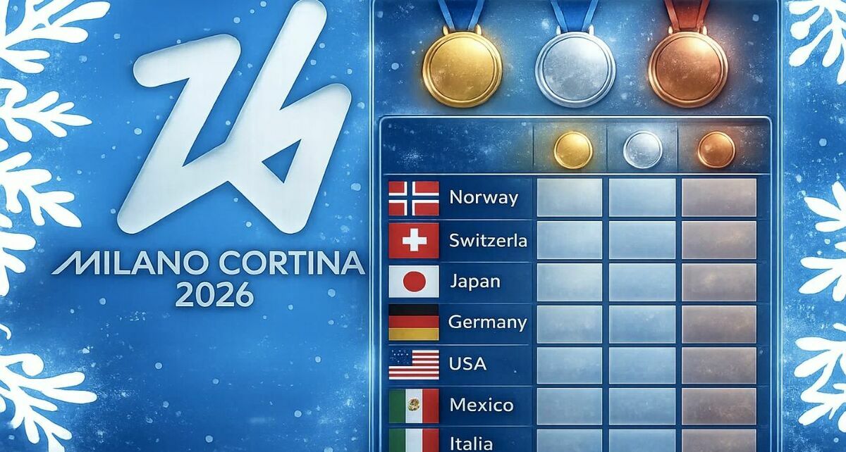 Así va el medallero de los Juegos Olímpicos de Invierno 2026 AL MOMENTO. (FOTO): Sora IA.