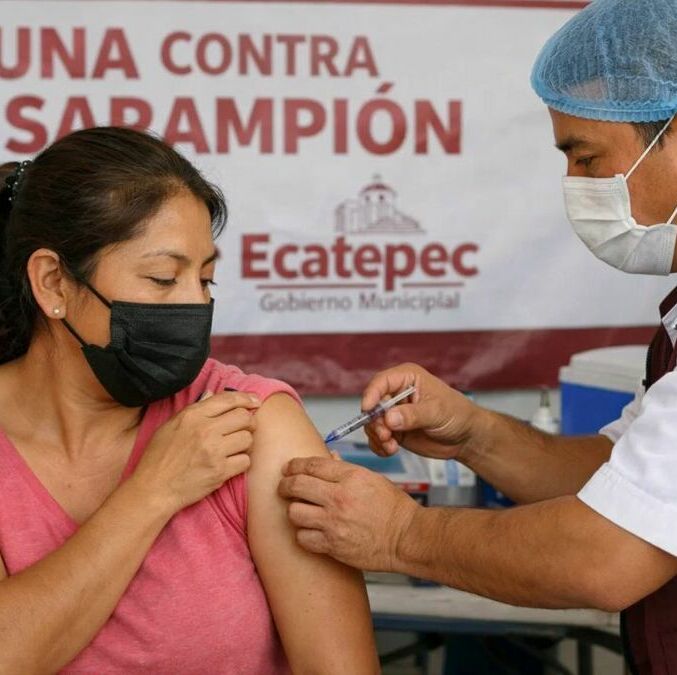 Estos son todos los módulos donde podrás obtener la vacuna del sarampión en Ecatepec este 2026. (SORA IA).