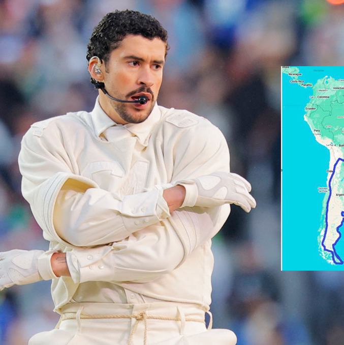 Bad Bunny genera división en el Continente Americano. (Foto: Reuters)