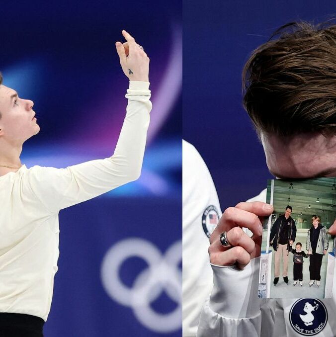 Juegos Olímpicos de Invierno 2026: Maxim Naumov rinde tributo a sus padres fallecidos | Foto: Reuters