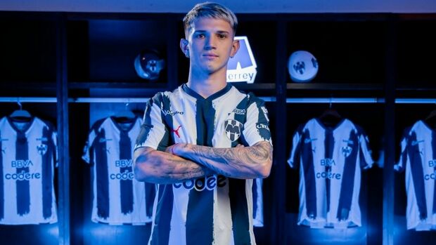 Luca Orellano es un refuerzo del Monterrey que llegó para el Clausura 2026. (Foto: Rayados)